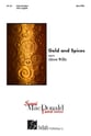 Gold and Spices SATB choral sheet music cover